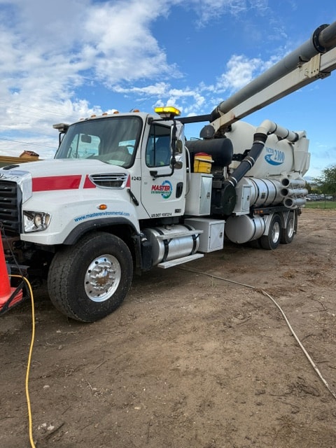 Field crew performing environmental work on site